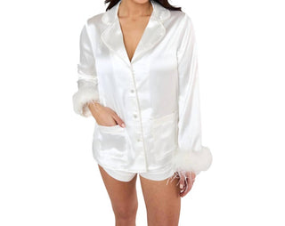Buddylove - Prescott Feather Trimmed Pajama Set
