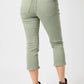 Judy Blue - High Rise Garment Dyed Capri