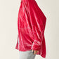 Free People - Women's Night Skies Oversized Velvet Shirt