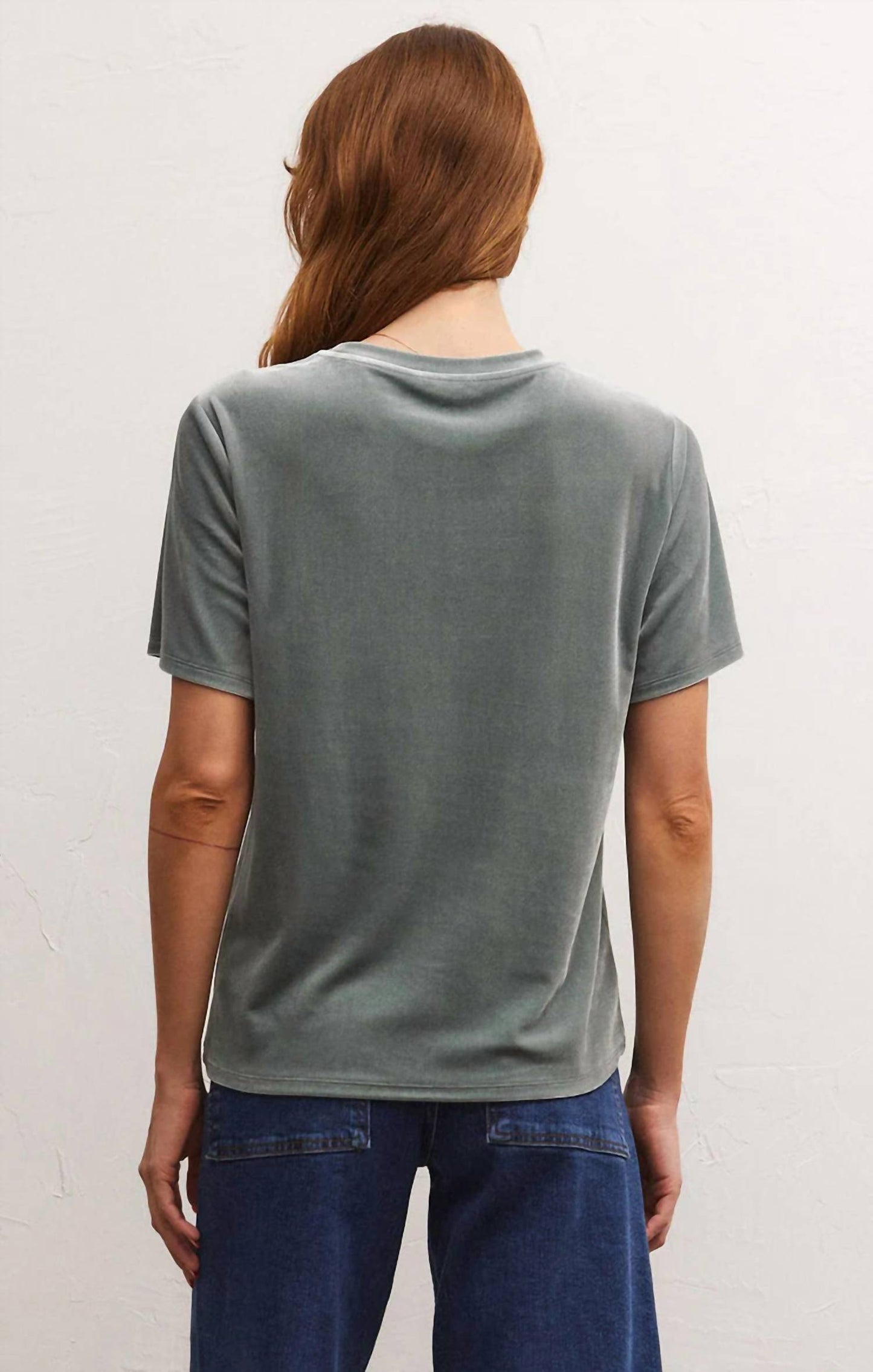 Z Supply - Simone Velvet Short Sleeve Top