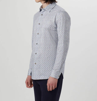 Bugatchi Uomo - Medalion 6 Way Stretch Long Sleeve Shirt