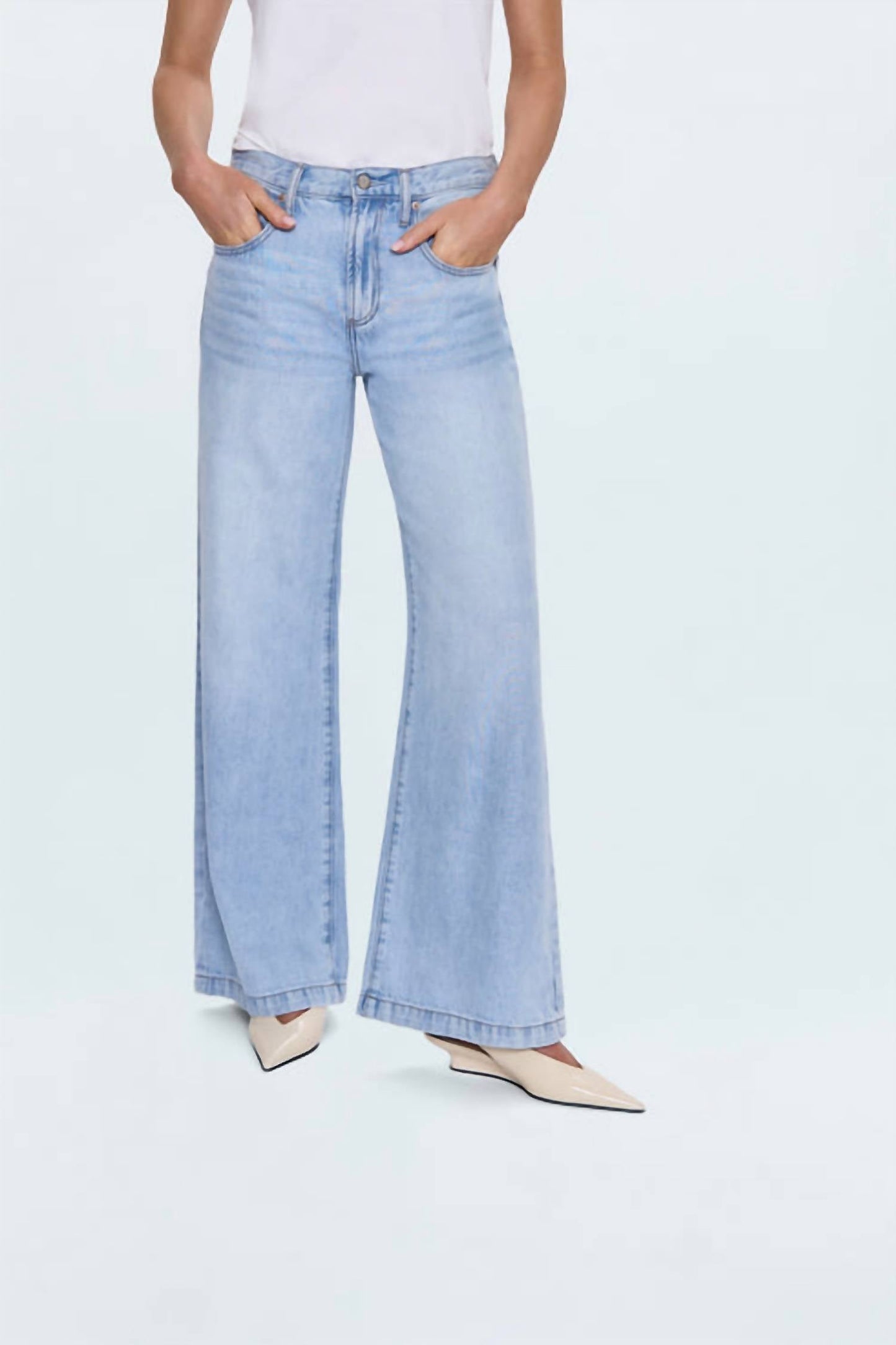Pistola - Jadyn Low Slung Palazzo Jean