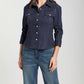 Apny - Vegan Leather Shirt Jacket