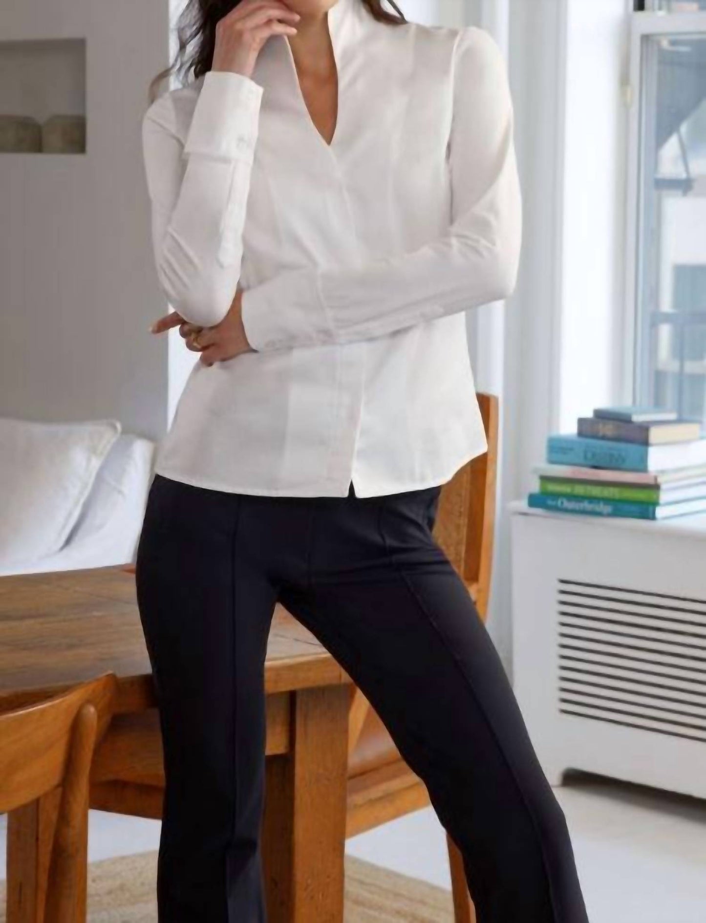 Anatomie - Matilda Mandarin Collar Blouse