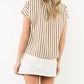 Thml - Stripe Heather Top