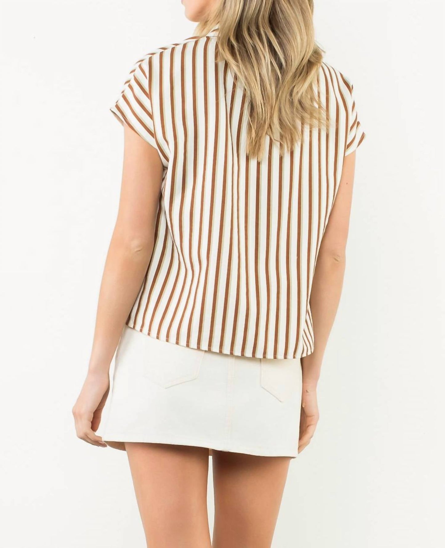 Thml - Stripe Heather Top