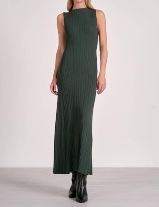 Elan - Sleeveless Crewneck Maxi Dress