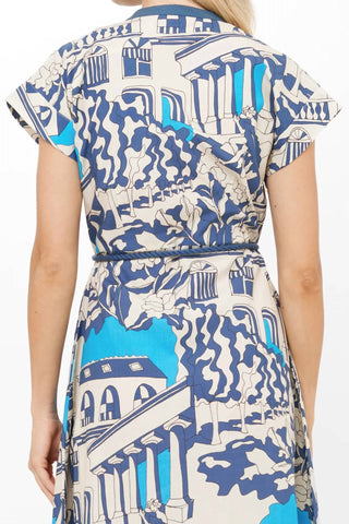 Oliphant - Cap Sleeve Shirt Midi Dress