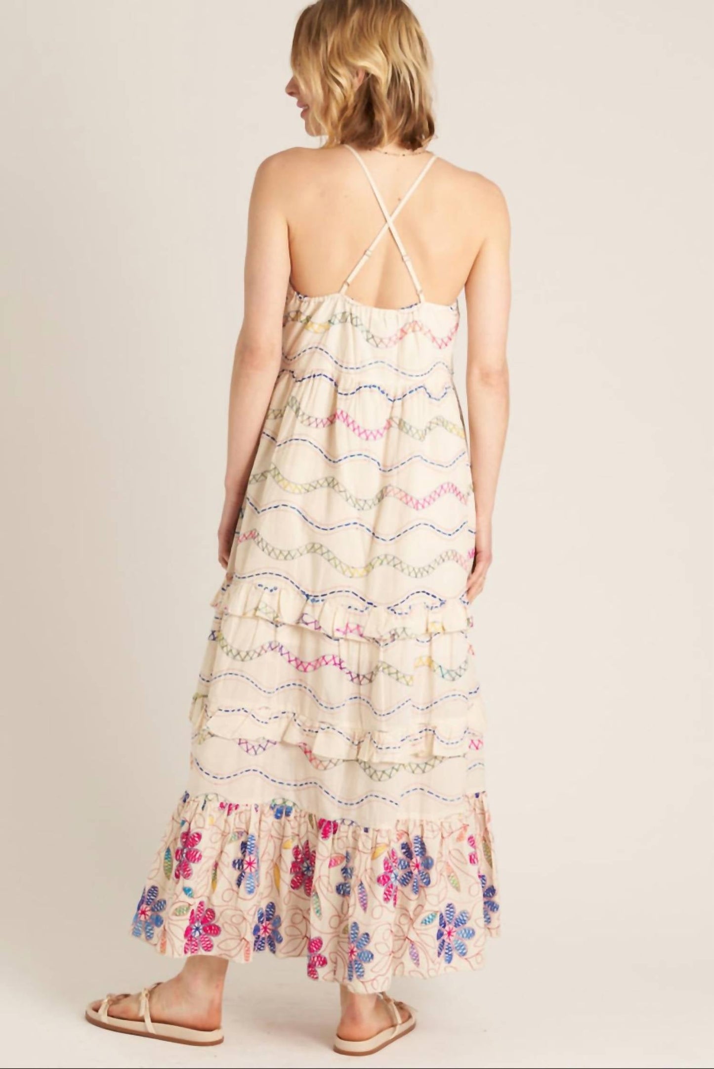 En Creme - Giselle Embroidered Maxi Dress