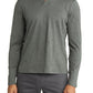 Robert Barakett Barnes Jacquard Long Sleeve Polo in Soldier Green, Size X-Large