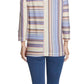 Multiples - Stripe Panel Knit Top