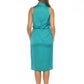 Joseph Ribkoff - Cowl Neck Satin Midi Dress