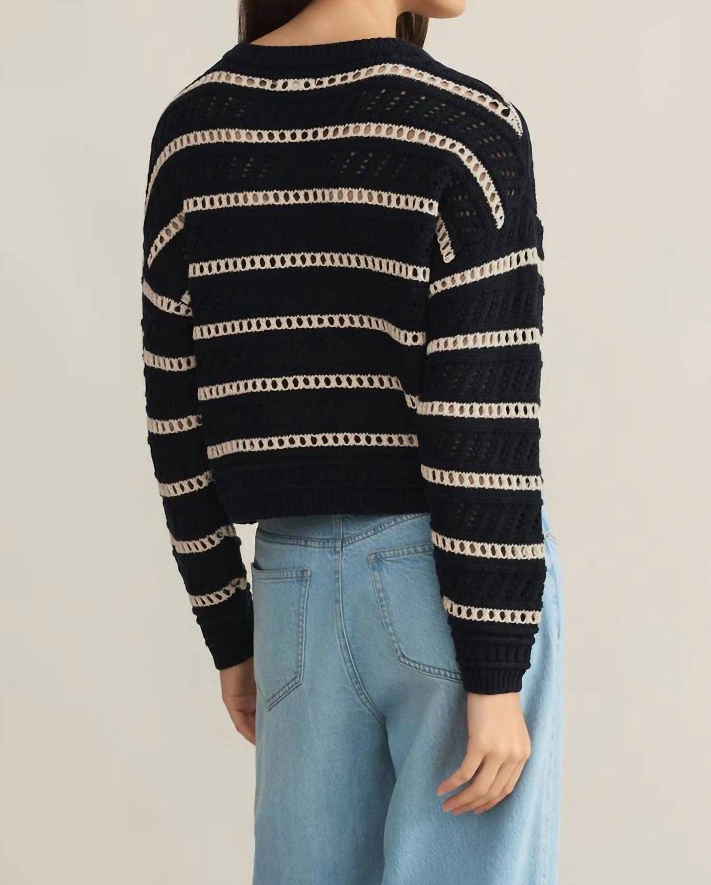 Z Supply - Estero Stripe Cropped Sweater