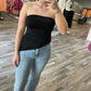Blue Blush - Asymmetrical Tube Top