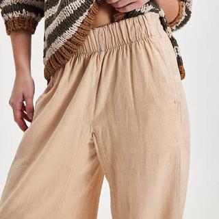 Free People - Days End Linen Pull-on Pants