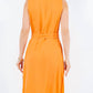 Paparazzi - Linen Blend Sleeveless Shirt Dress