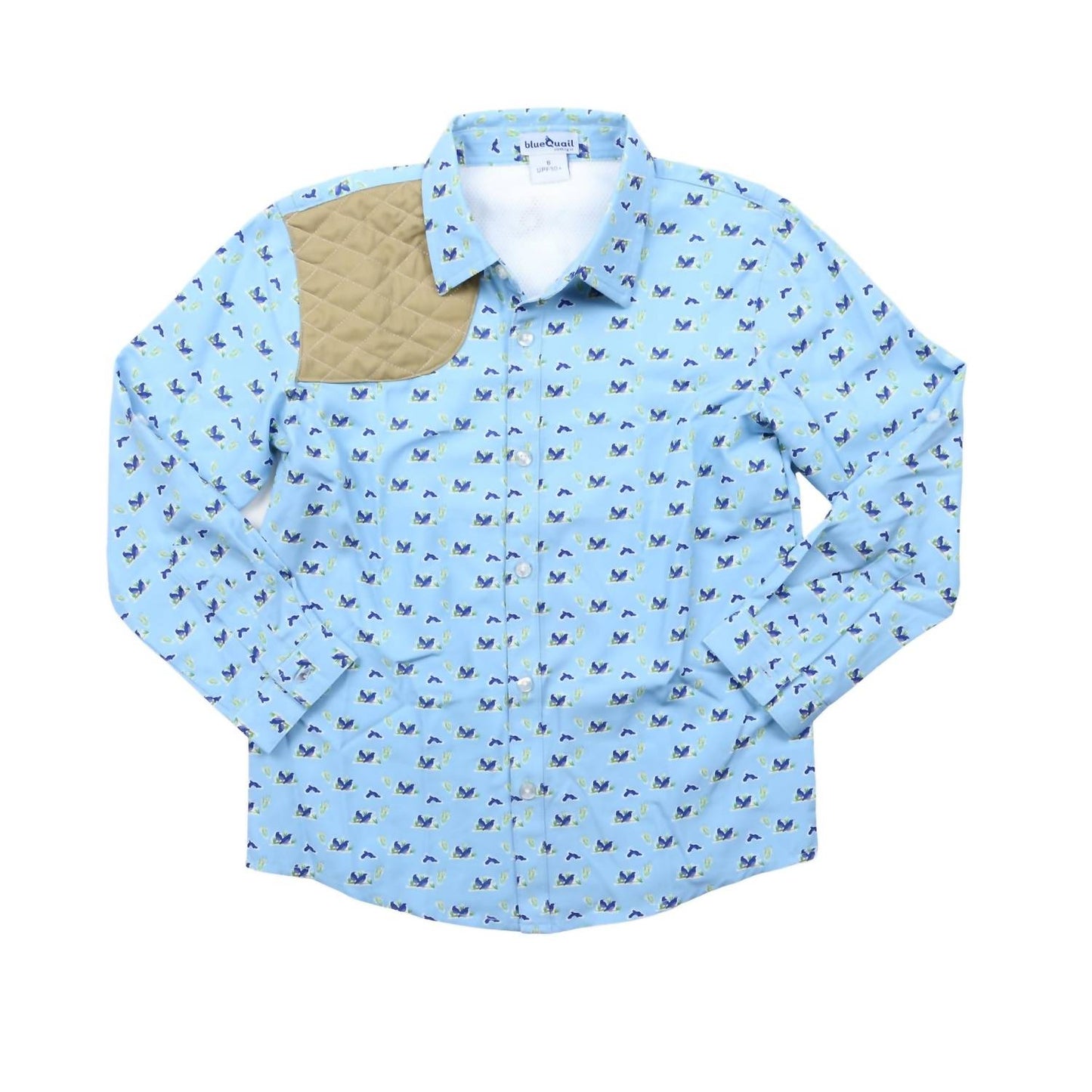Blue Quail Clothing Co. - Boy's Shoulder Patch Shirt