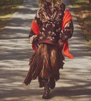 Free People - Rosie Printed Sherpa Jacket