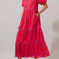Sugarlips - Delmas Floral Renley Tiered Maxi Dress