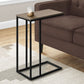 Accent Table, C-Shaped, Space-Saving Functionality