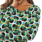 Joseph Ribkoff - Geometric Print Belted Midi Dress
