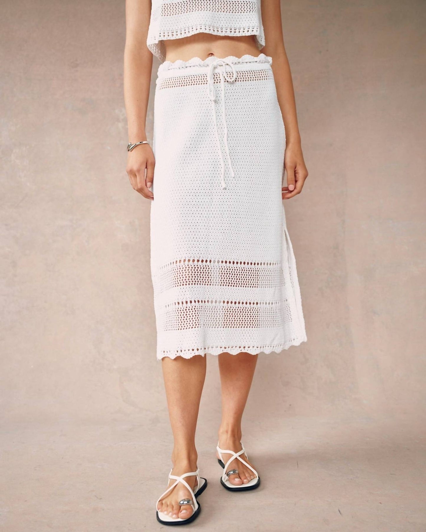 Bella Dahl - Crochet Midi Skirt