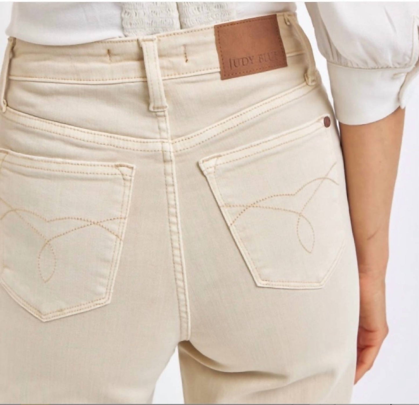 Judy Blue - High Waist Garment Dyed Destroyed Jeans