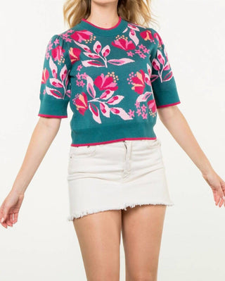Thml - Charla Floral Sweater