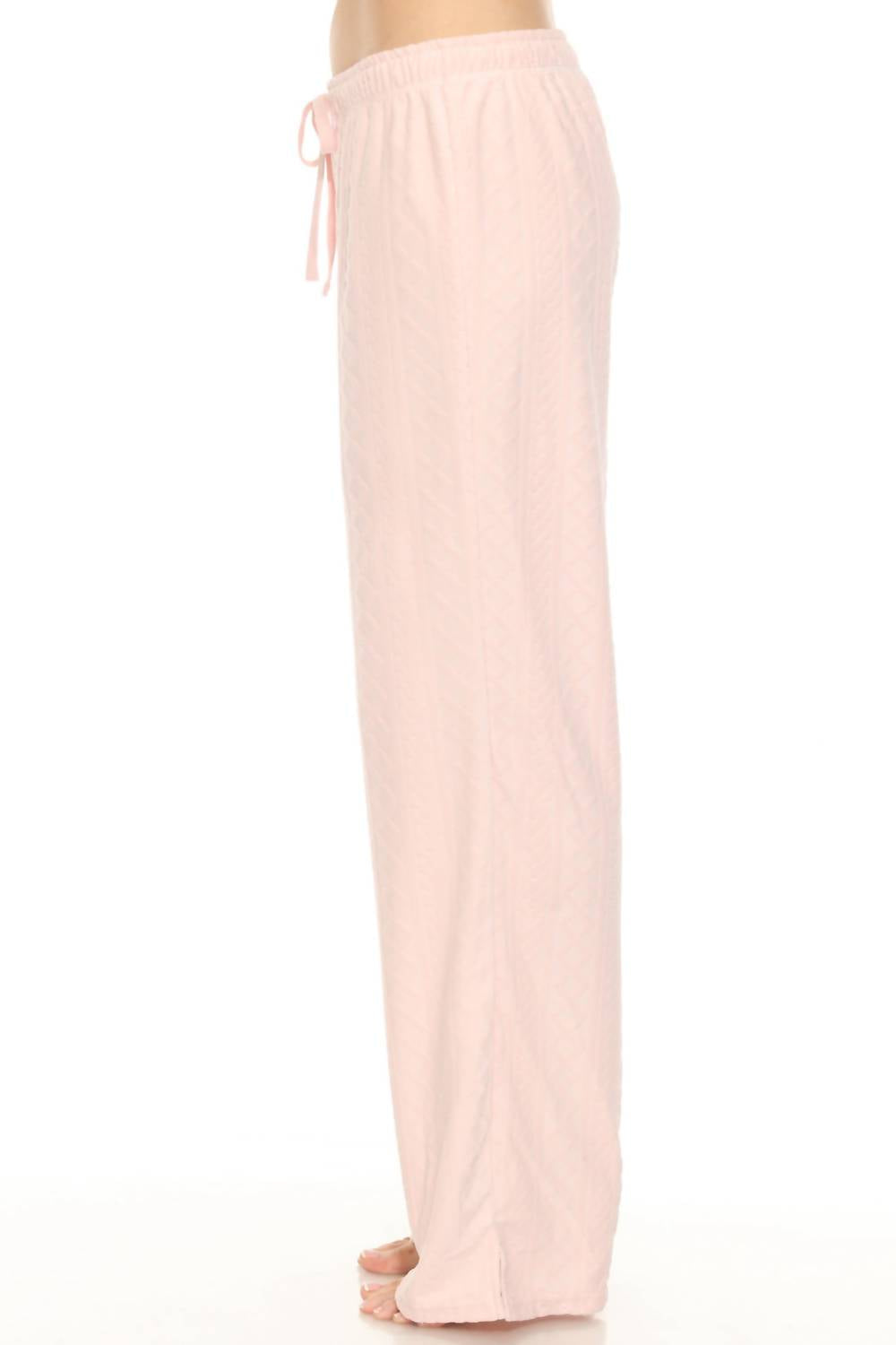 Pj Salvage - Women's Very Terry Cable Crew Pajama Pants