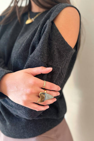 Crush - Women's Paradisco Cut Out Crew Top