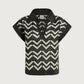 Varley - Joelle Crochet Polo Top