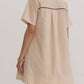 Entro - Neutral Collar Shirt Dress