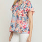 Entro - Floral Potter Sleeve Shirt