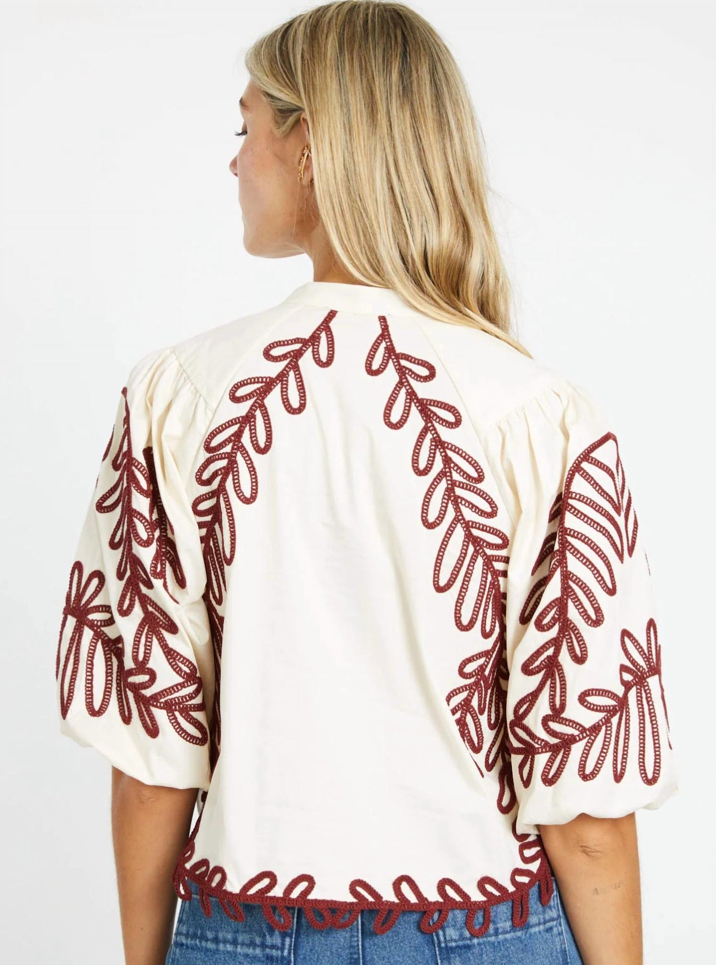 Caballero - Elodie Puff Sleeves Top