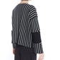 Matthildur - Evolution Stripe Cut Out Sleeve Sweater
