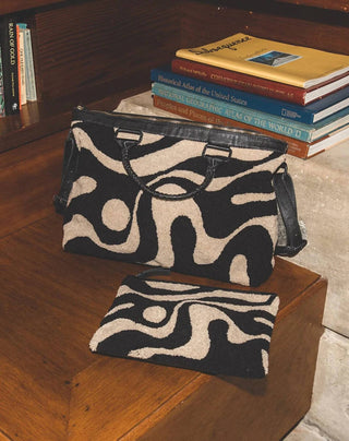 Cleobella - ABSTRACT YIN-YANG CLUTCH