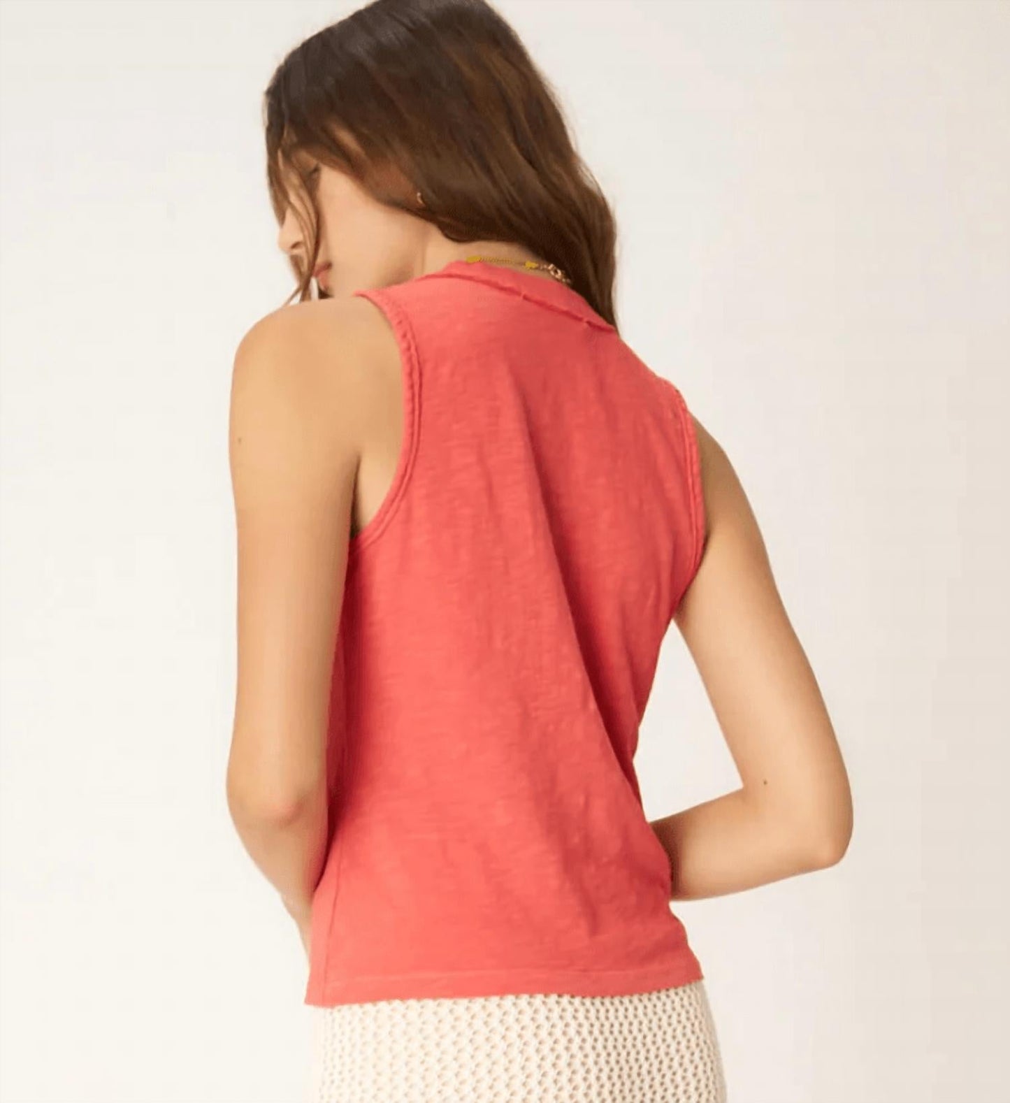 Project Social T - Let Me Know Slub V Neck Tank