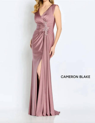 Cameron Blake - Sleeveless Jersey Sheath Gown