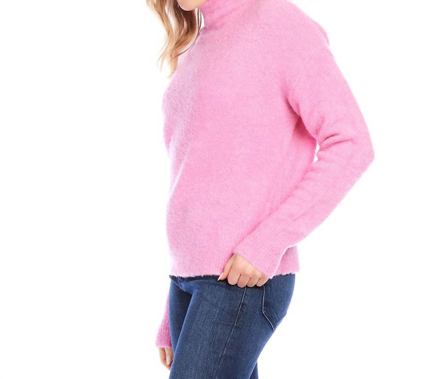 Karen Kane - Mock Neck Boucle Sweater