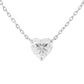 Allyanna Gifts - Women's Moissanite Heart Solitaire Necklace