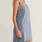Z Supply - Sloane V-Neck Denim Mini Dress