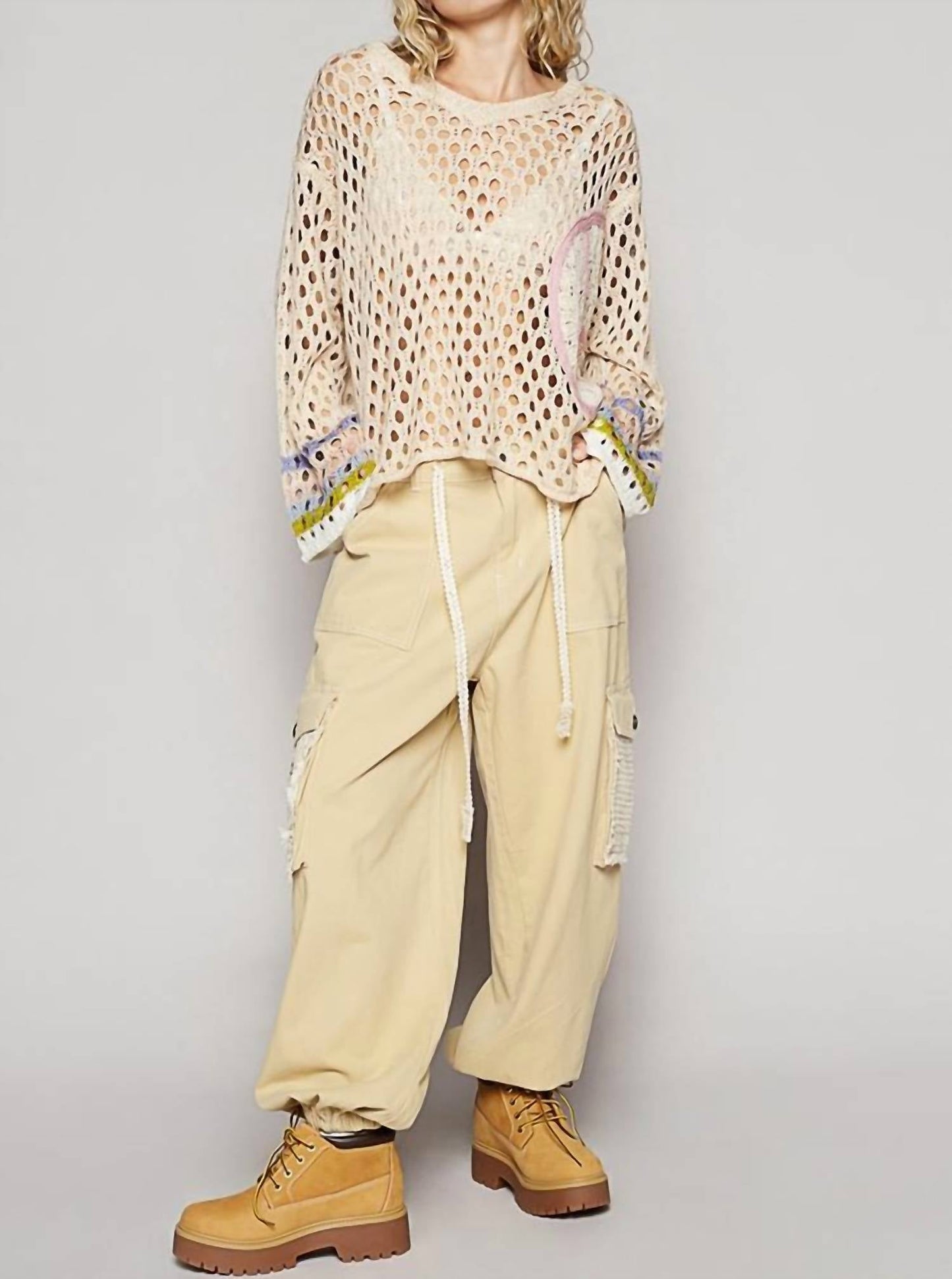 Pol - Peace Love & Crochet Sweater