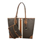 Michael Kors - Women's Eva Stripe Travel Tote Bag Plus Pouch