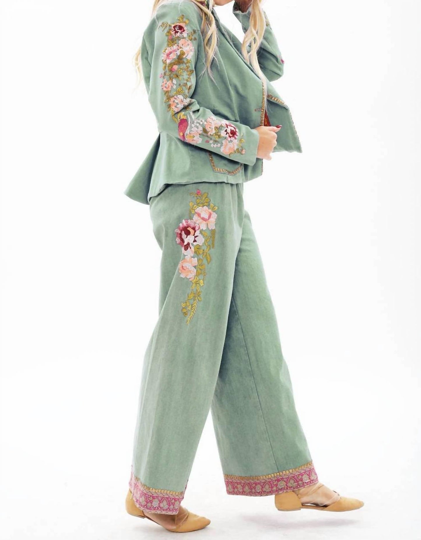 Aratta - Time To Shine Wide Leg Denim Pants