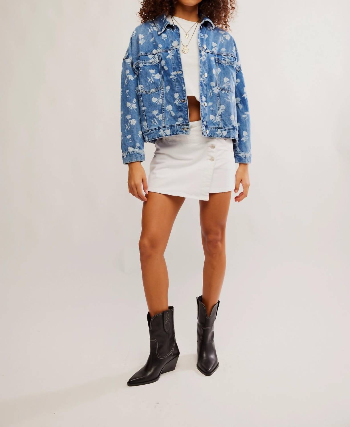 Free People - Opal Swing Denim Jacket