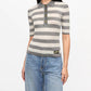 Ganni - Sparkle Rib Polo