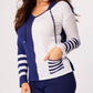 French Kyss - V-neck Long Sleeve Hoodie