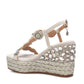Xti - Women's Gemstone Embellished Wedge Sandals