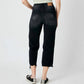 Judy Blue - Tara Ripped Raw Hem Crop Wide Leg Jeans