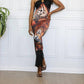 Little Secret Of Mine - Women's Tiger Print Bodycon Dress